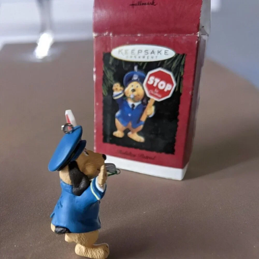 Vintage Retired Collectible Hallmark Keepsake Ornament 1994 Holiday Patrol NEW